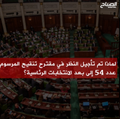 🔴لماذا تم تأجيل النظر في مقترح تنقيح المرسوم عدد 54 إلى ما بعد الانتخابات الرئاسية؟